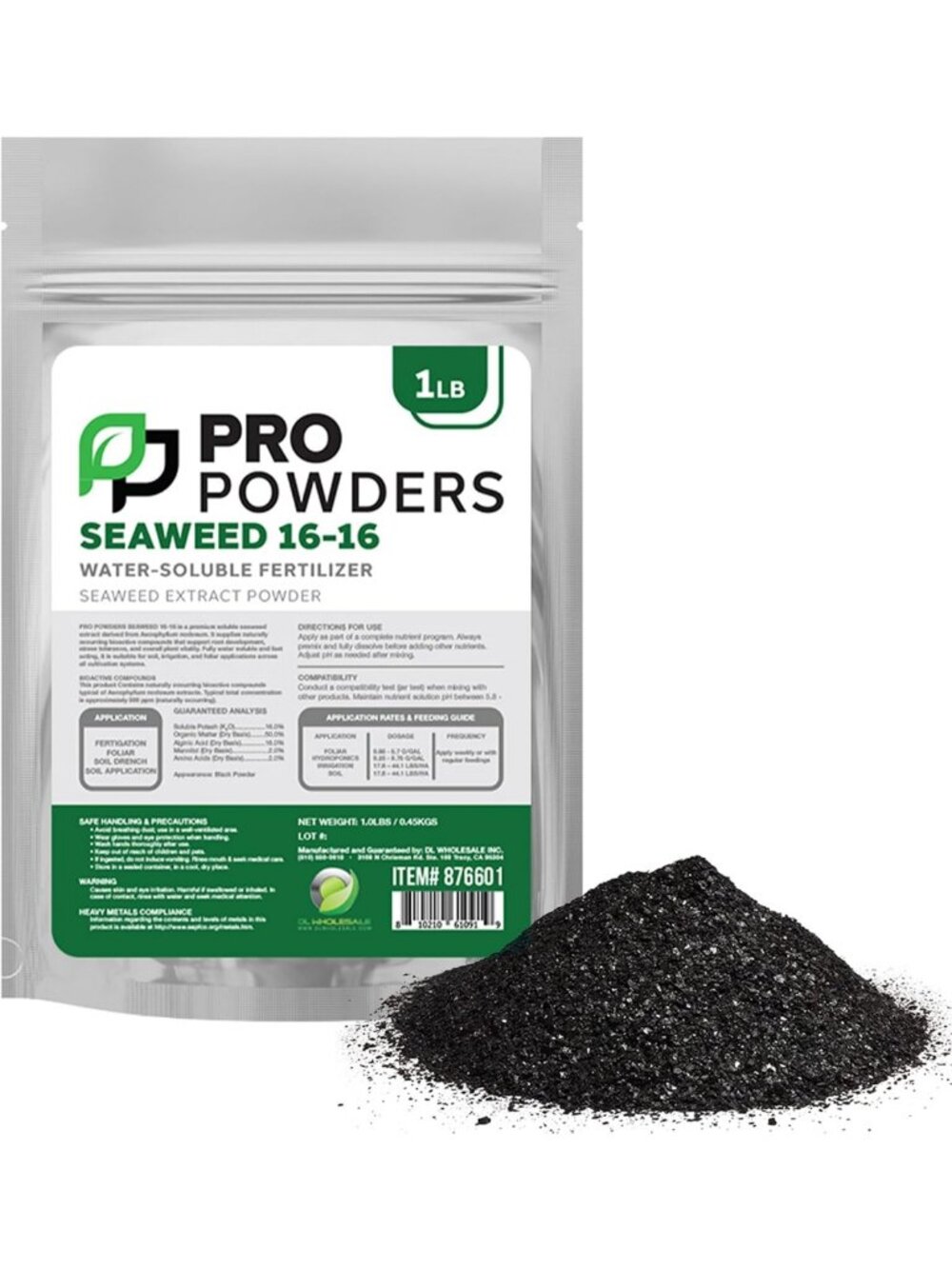 Cold Processed Seaweed Extract Powder 1LB - Boosts Root Growth & Nutrient Uptake